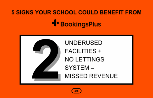 2/5 signs your school could benefit from BookingsPlus Card Image
